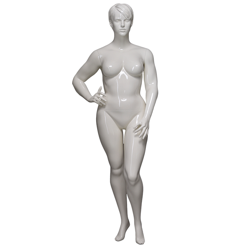 High gloss XXL large plus size fat female women mannequin (PS-2,plus size mannequin torso)