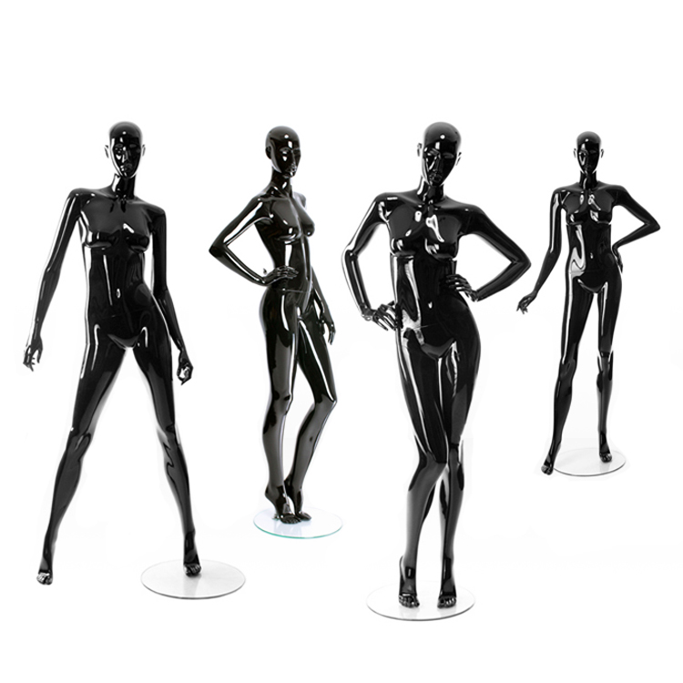 Hot sale moda vintage femmina manichino nero donna costumi da bagno display manichino (BFM vintage manichino femminile)