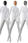 Witte vrouwelijke mannequin aangepaste vrouwen mode verandering gezichtsmasker manikins te koop (KC)