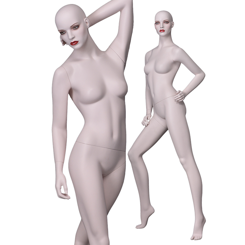 Skin color lifelike female mannequin display lifelike dummy for sale（KNF)
