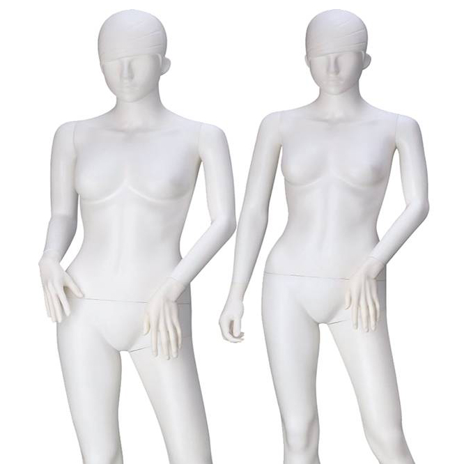 Manichino femminile in plastica trasparente per tutto il corpo (serie RF Manichino femminile in plastica)