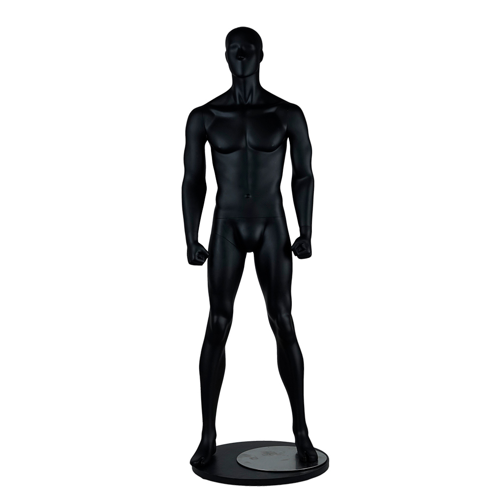 Maniquíes masculinos de músculo negro personalizados para la venta (NPM)