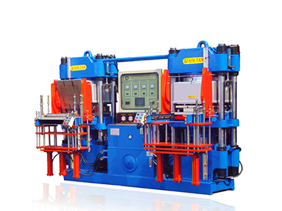 Double workstation 3RT vacuum rubber forming machine-3