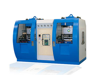 Double workstation vacuum silicone vulcanized press machine | Vacuum comperssion molding machine