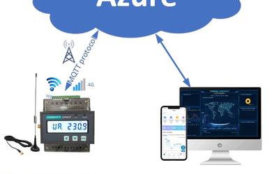 Azure IOT WIFI 4G power meter for Malaysia street light project