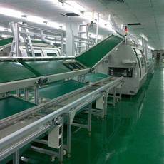Industrial Assembly Line green pvc Belt Conveyor for Workshop