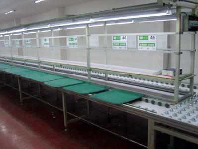 Auto conveyor belt for assembly production line