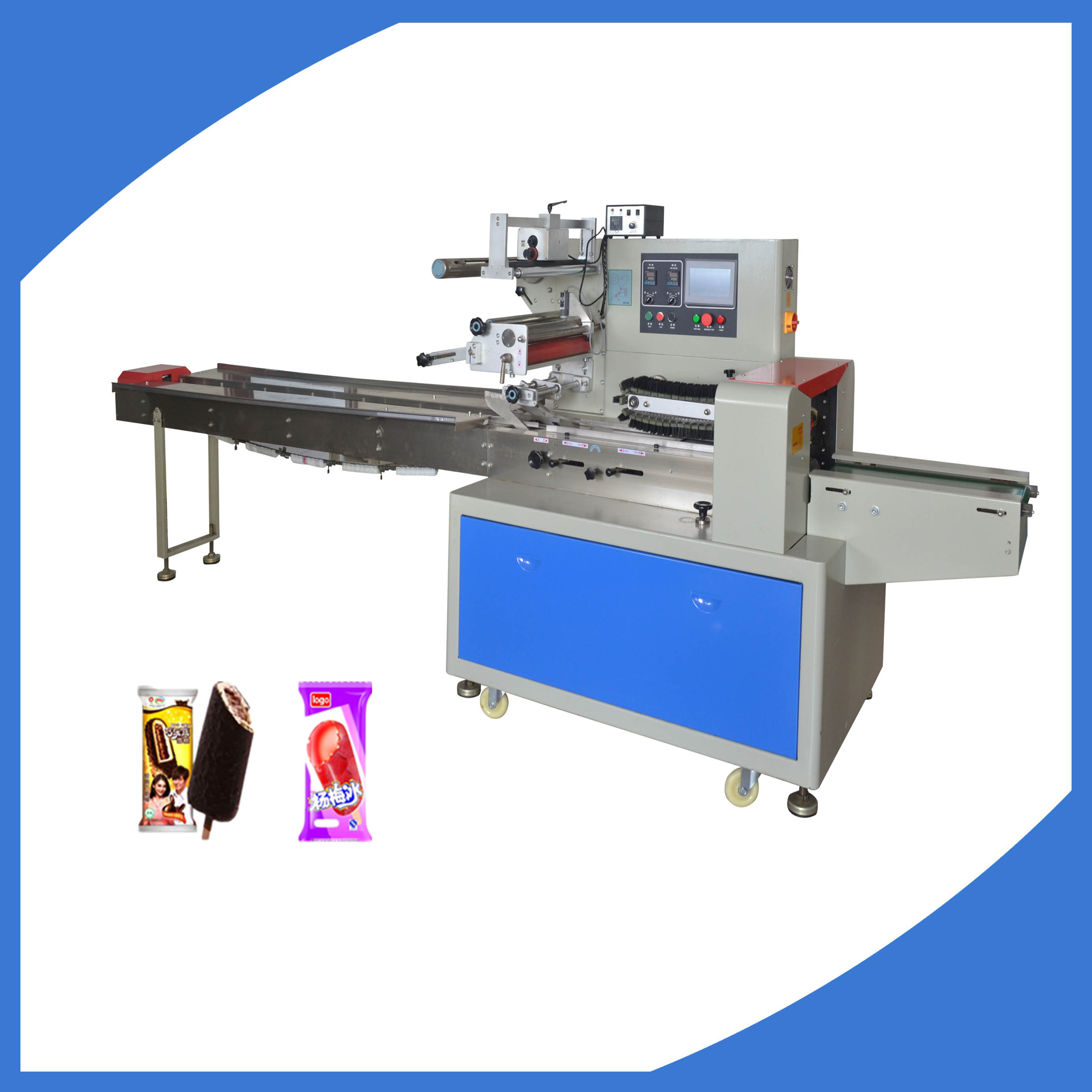 Full automatic Popsicle ice cream packing machine