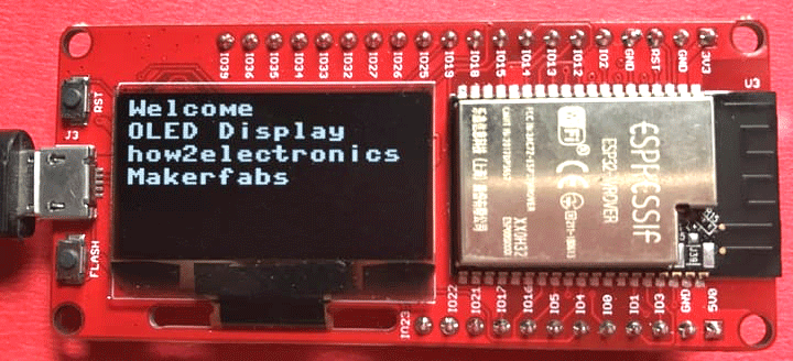 MicroPython-OLED-Display-ESP32