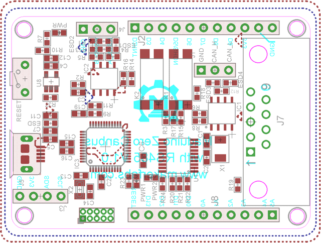 Maduino-Zero-Canbus-with-RS485-PCB-Diagram