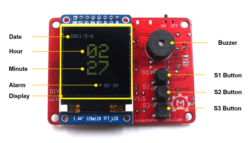DIY-ESP32-Smart-Clock-Diagram-1