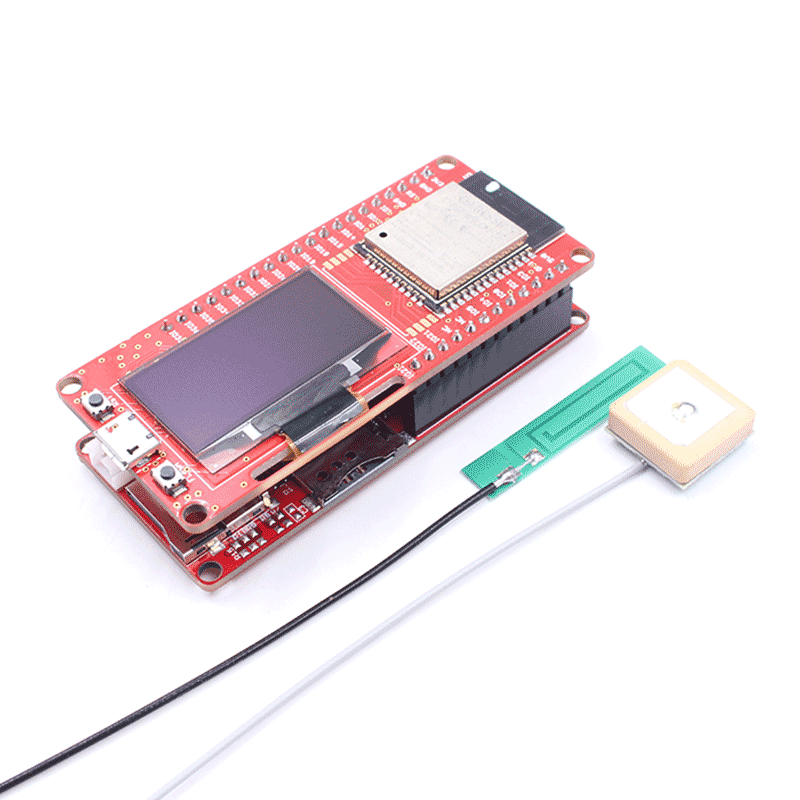 WIFI BLE GPRS GPS 4 in 1 Kit Based on ESP32 and A9G 