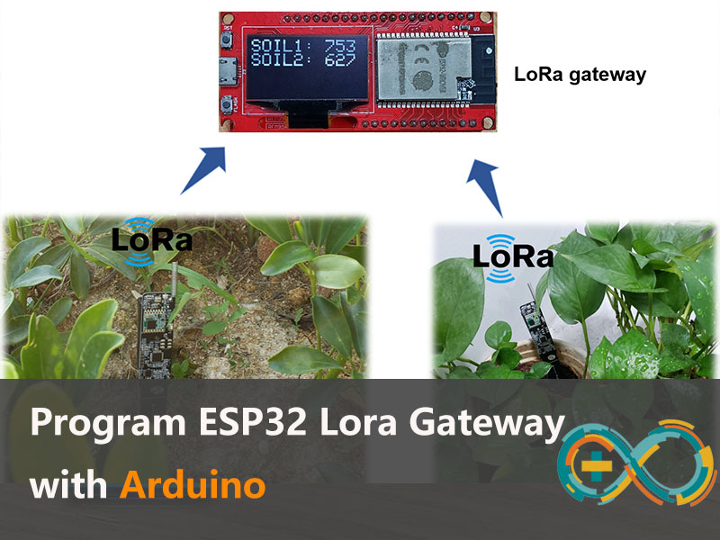 How to Program ESP32 LoRa Gateway with Arduino