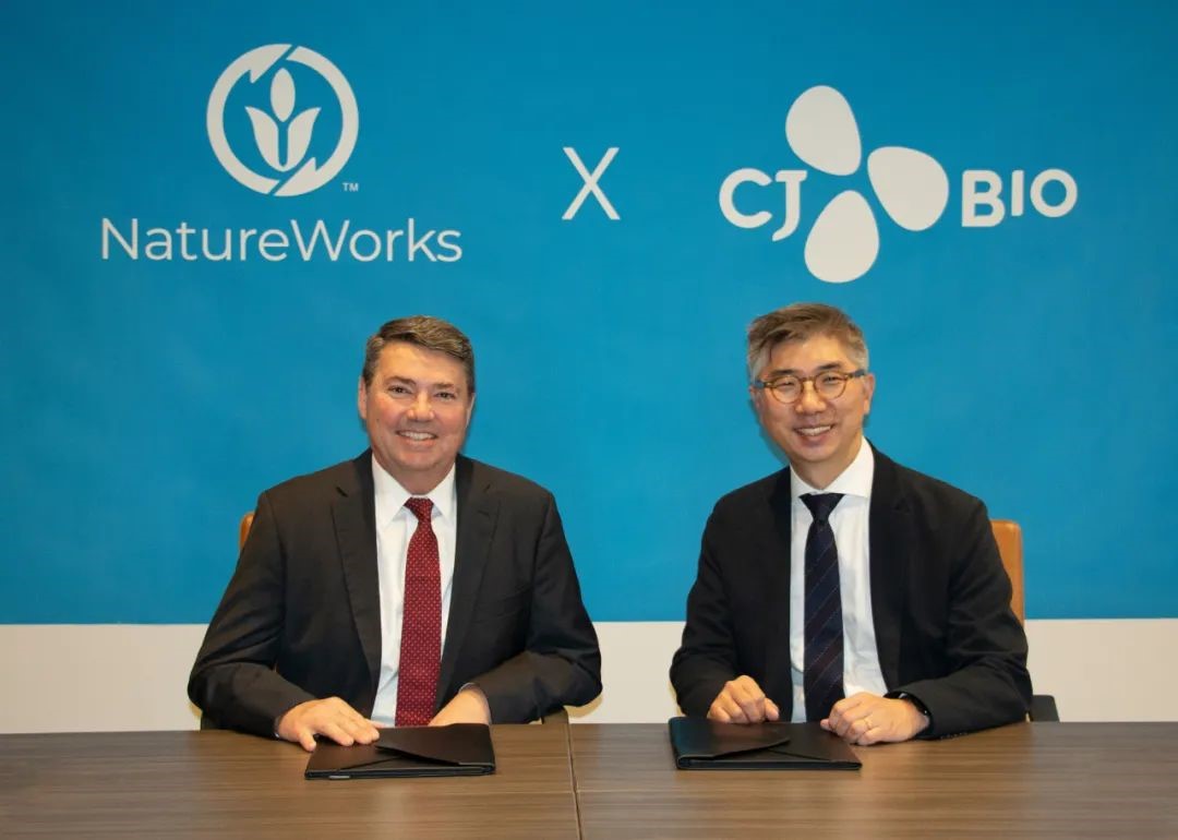 CJ bio of South Korea and NatureWorks will cooperate to develop new biopolymers