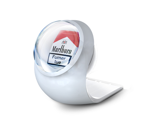 PMI-Face Counter Cigarette Retail Display Cases