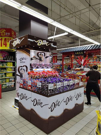 Mars Wrigley-Dove Supermarket Display Racks