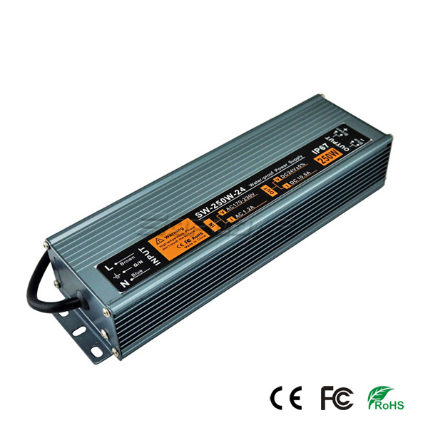 SW-250W-24G Waterproof Electronic LED Driver