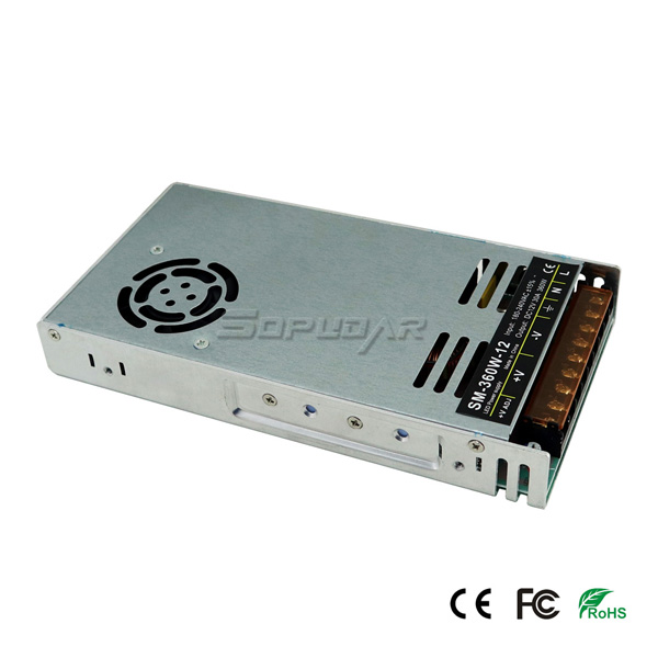 SM-360W-12 thin switched mode power supply