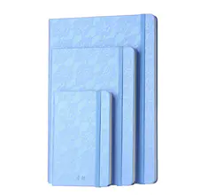 Lace Gradient Color PU Leather Hardcover Stone Paper Business Notepads(with Rope)