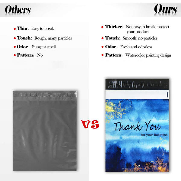 Custom Packing Courier Shipping Thank You Bio-plastic Mailing Bag For Supporting My Small Business