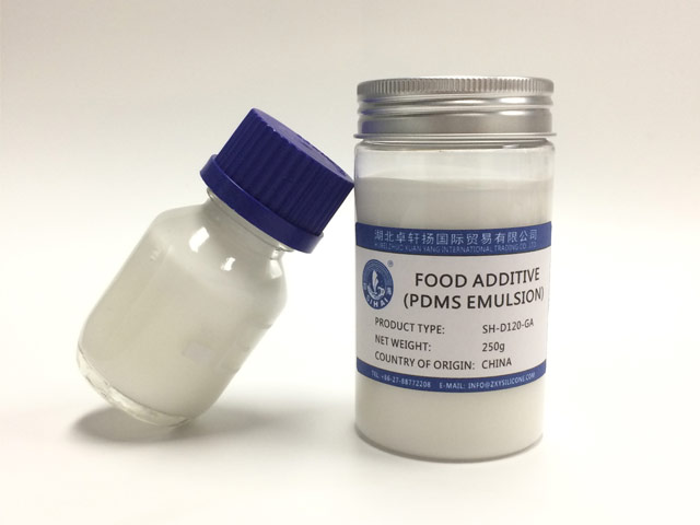 Food fermentation silicone defoamer emulsion