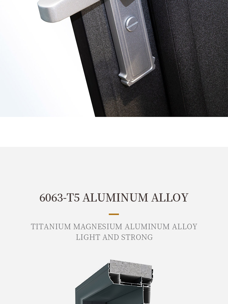 aluminum casement door