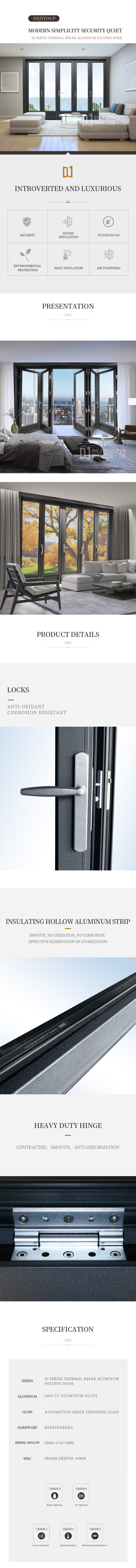 Aluminum Folding Doors