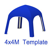 4mx4m Yurt Tent Template