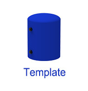 Weight barrel template