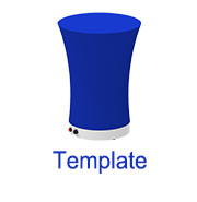 Inflatable cocktail bar desk 1 template