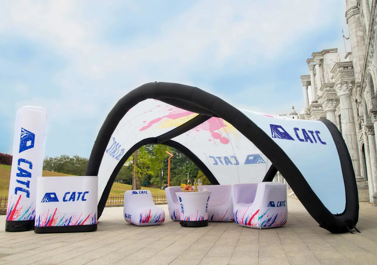 Inflatable event tent 