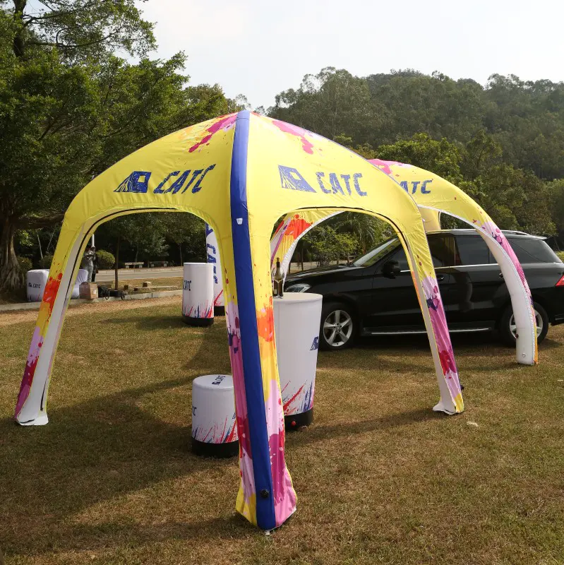 inflatable dome tent (107)