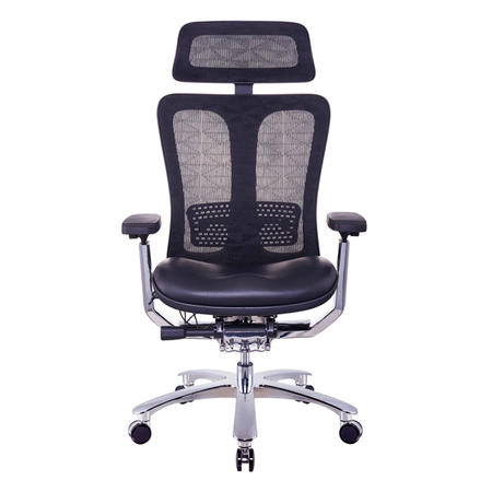 JNS-901 mesh back leather seating ergonomic boss chair 