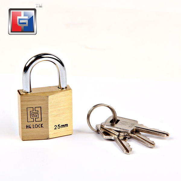 SMALL LUGGAGE SAFETY HEAVY DUTY SOLID BRASS PADLOCK