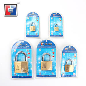 SMALL LUGGAGE SAFETY HEAVY DUTY SOLID BRASS PADLOCK