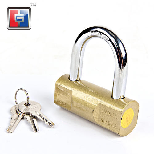 SOLID IRON STRONG SAFETY PADLOCK WITH GOLDEN COLOR