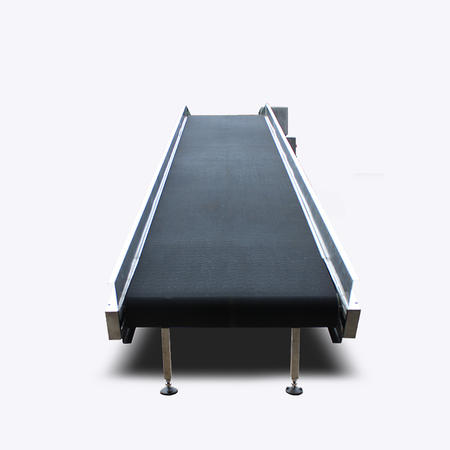 Customized Inclined Belt Conveyor with Black Anti-slip PVC Belt