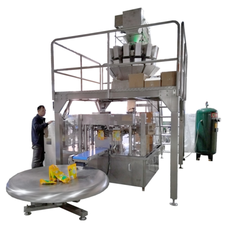 Zipper Bag Packing Machine Preformed Stand Up Pouch Fill Machine