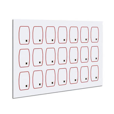 13.56MHz HF RFID Wet Inlay PVC sheet for PVC smart card production