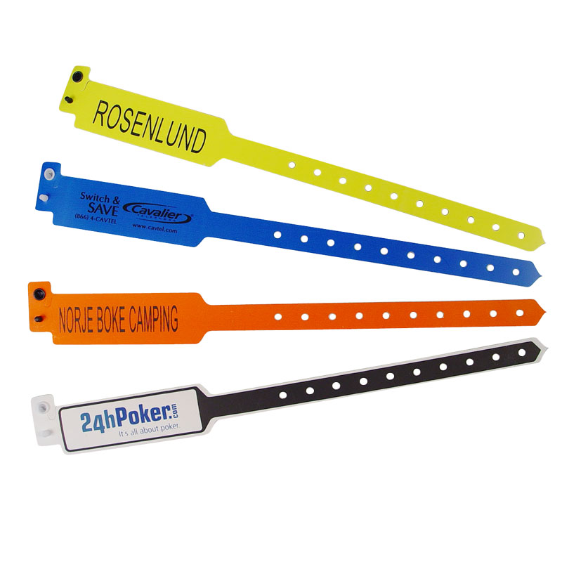 13.56MHz HF Chip PVC Desechable Impermeable Rfid Pulsera