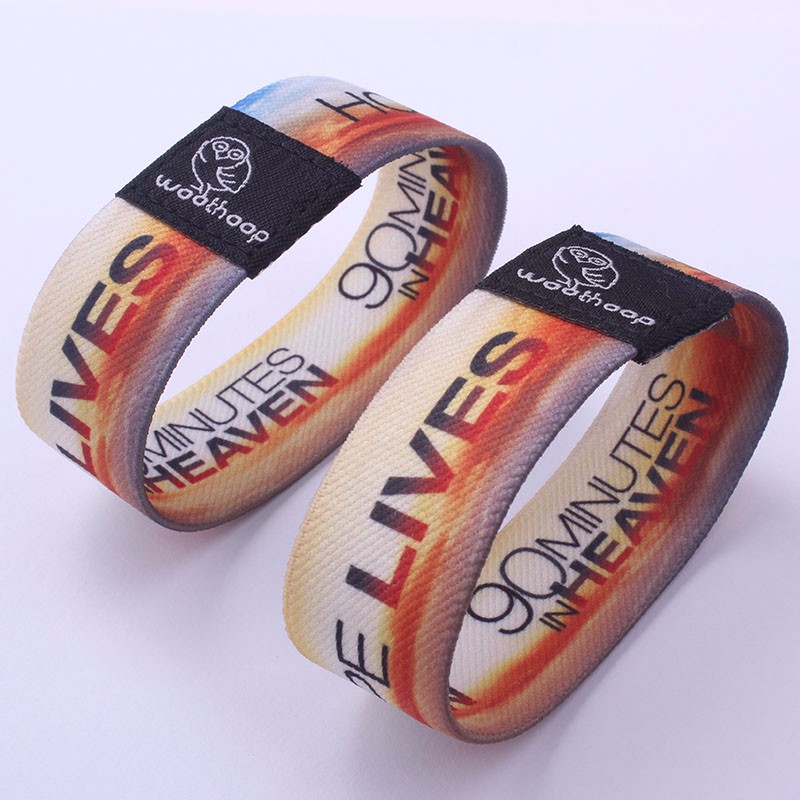 Rewritable Elastic Rope RFID Wristband with NFC Ntag213 Chip 