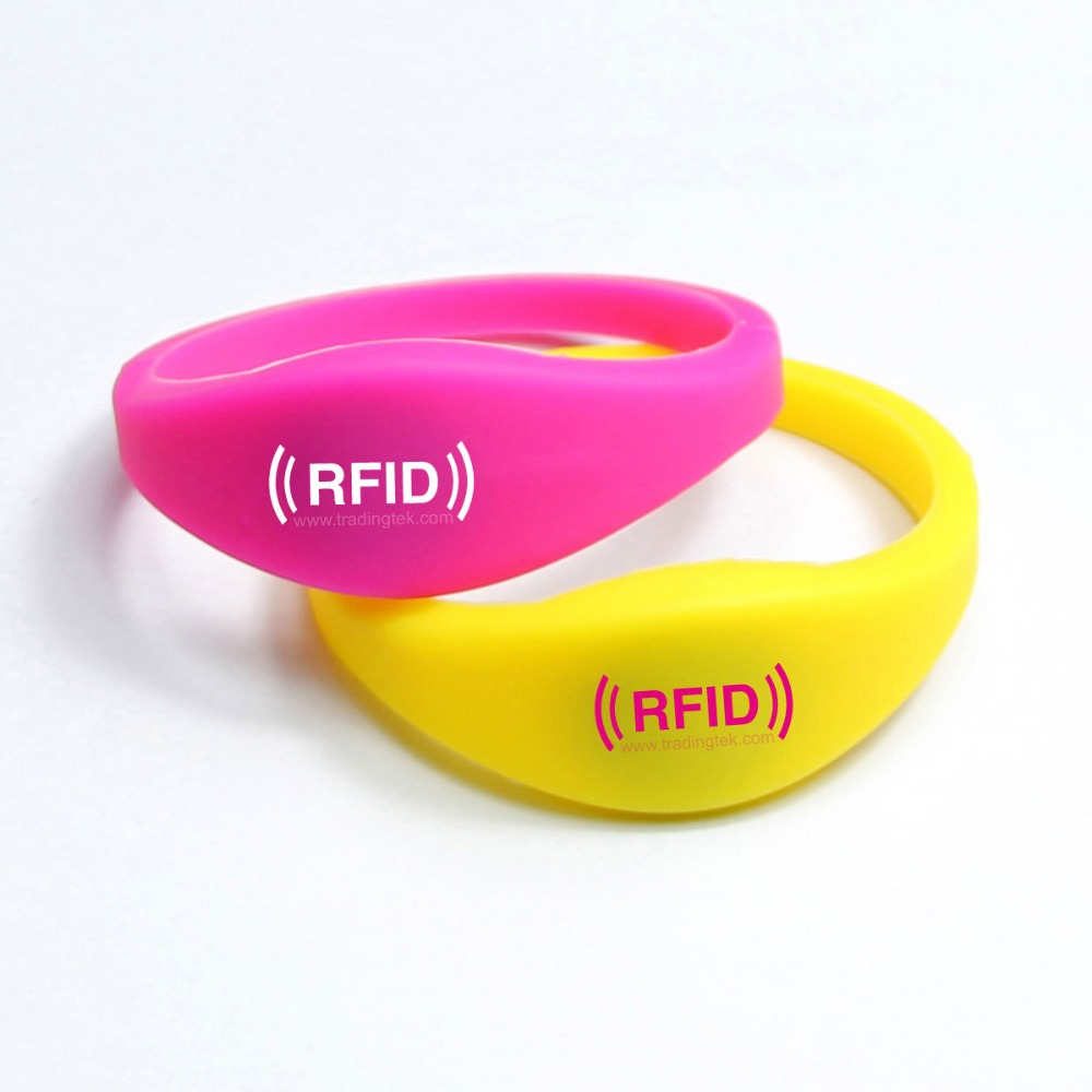 125KHz LF Contactless Chip Silicone RFID Wristband | waterproof chip nfc rfid silicone wristband