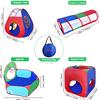5Pcs/Set Play Tent Baby Toys Ball Pool for Children Tent Baby Tent House Children's Crawling Tunnel | children house tent