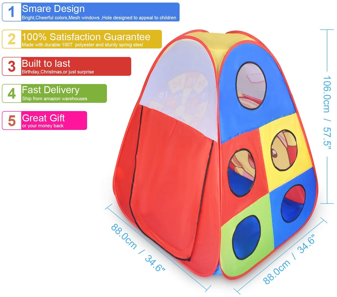 Folding Adventure Game Tent Children Kids Pop up Play House Indoor Outdoor Play tent | outdoor playground tents