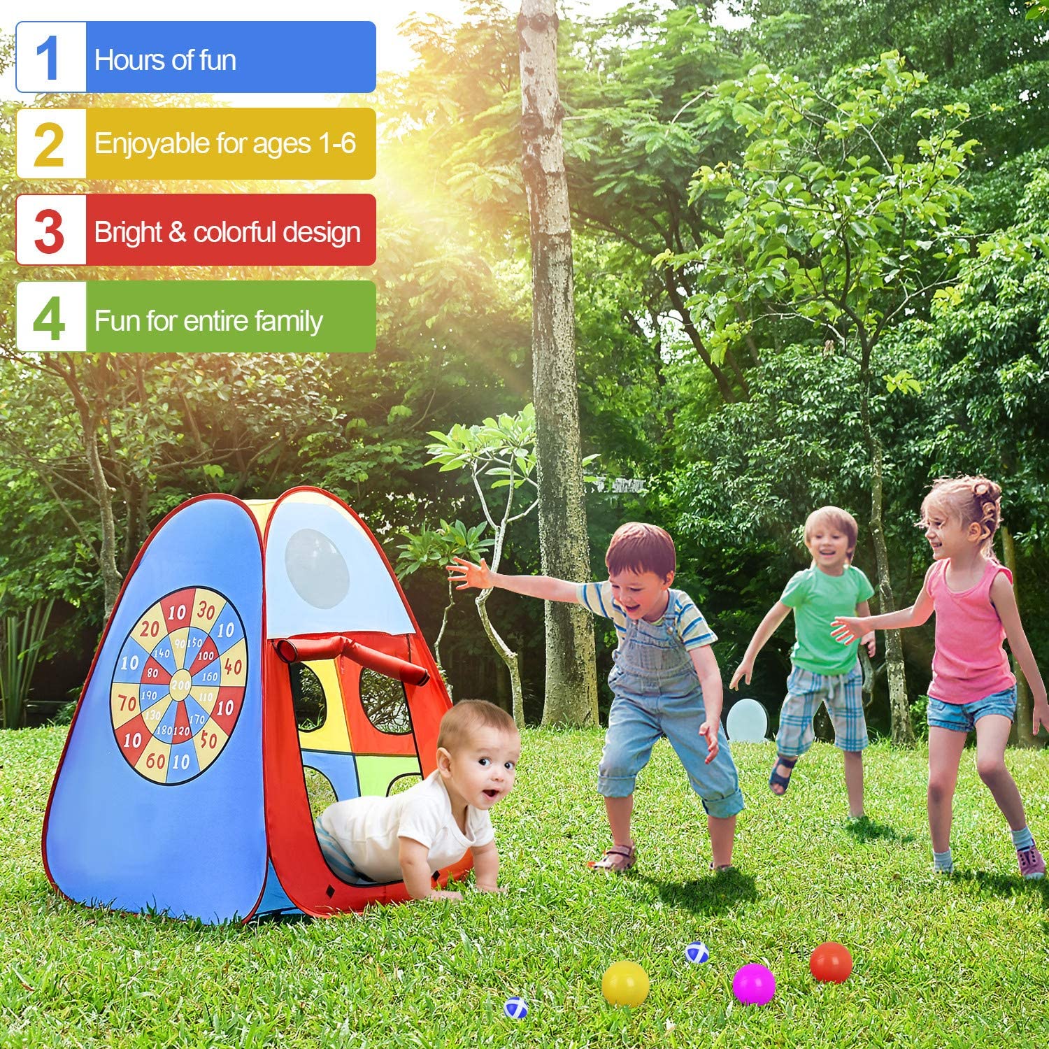 Portable baby tent Children Play Tent with Friend