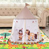 Indian Kids Tent Large Peach skin fabric Kids  Playhouse Indian Play Tent