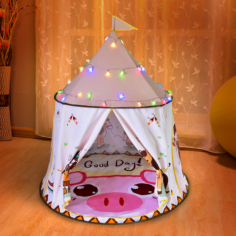 Portable Indian Shape kids play tent with SGS certifiction