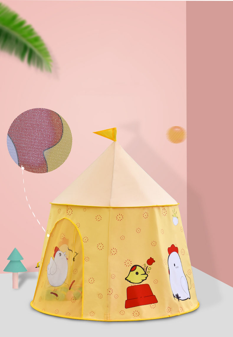 Easy to Fold Tents Kids Play Tent Chicken Castle Tents Indoor and Outdoor Tent