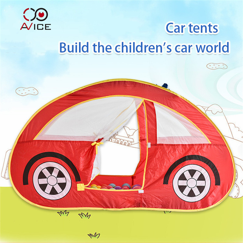 Little Red Car Shape Tent Children Toy Tents with Ocean Ball