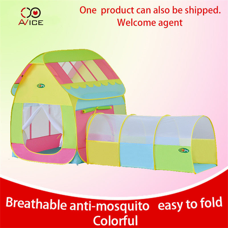 A Large Shape Pricess Tent for Children Camping or Play at Home